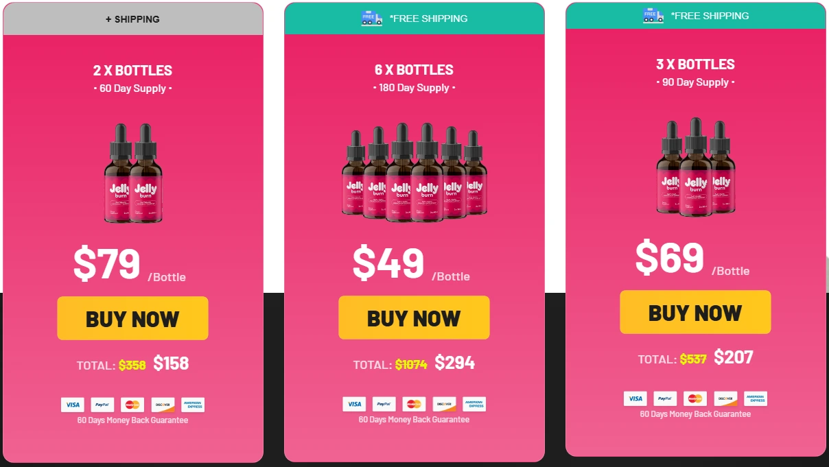 Buy Jelly Burn 6 Bottles
